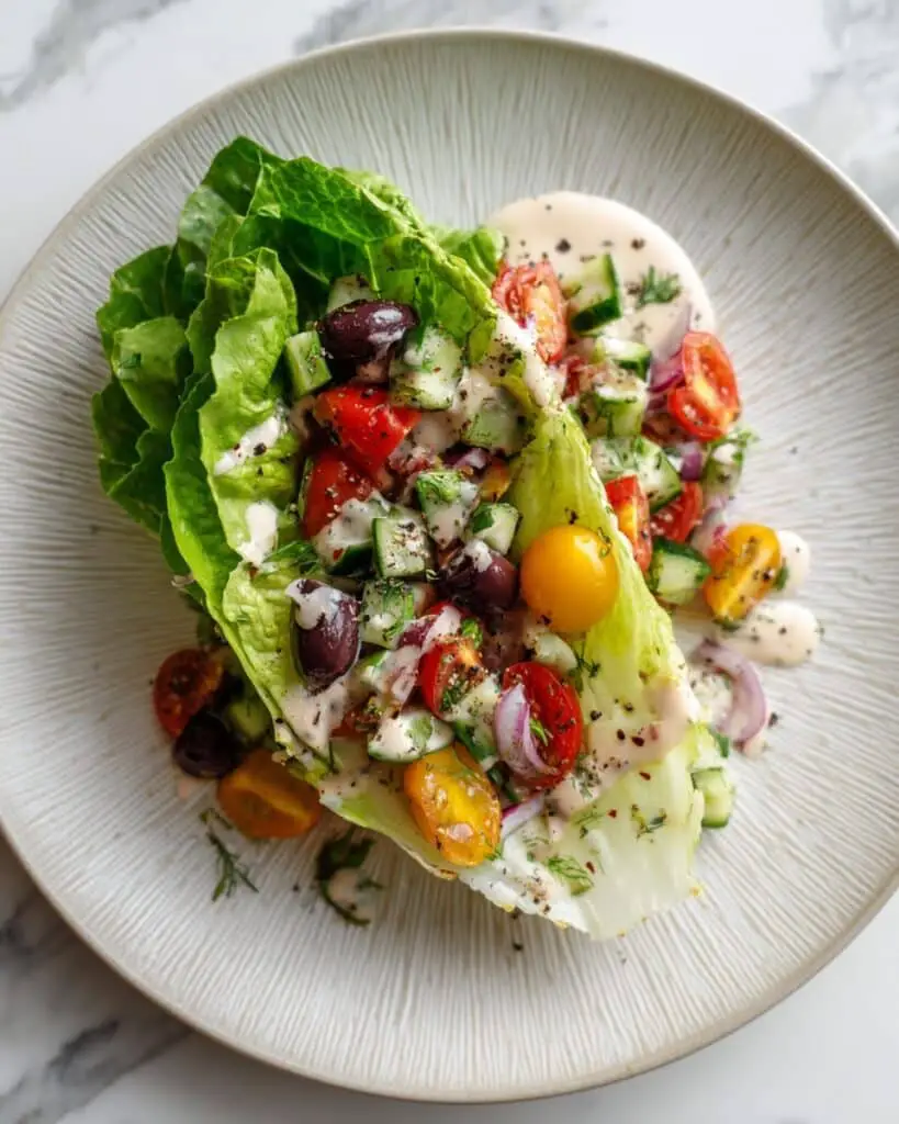 Greek Wedge Salad Recipe