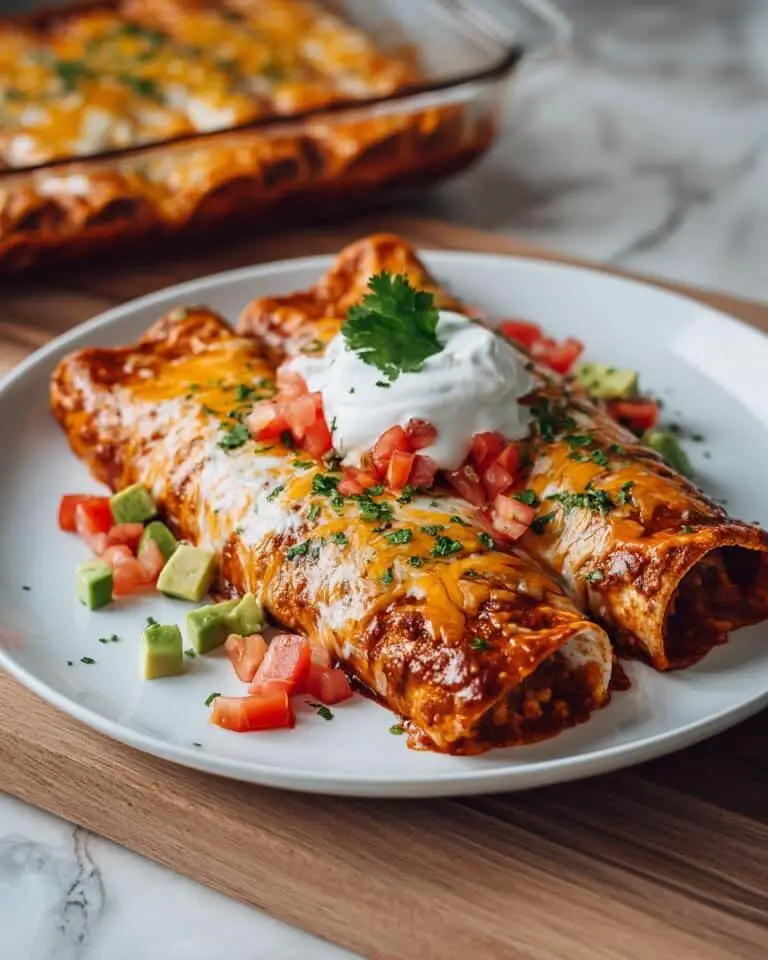 Keto Chicken Enchiladas Recipe