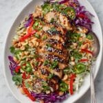 Chicken Cabbage Crunch Salad with Sesame Ginger Dressing Recipe