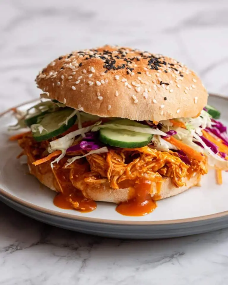 Slow Cooker Gochujang Chicken Sandwiches Recipe