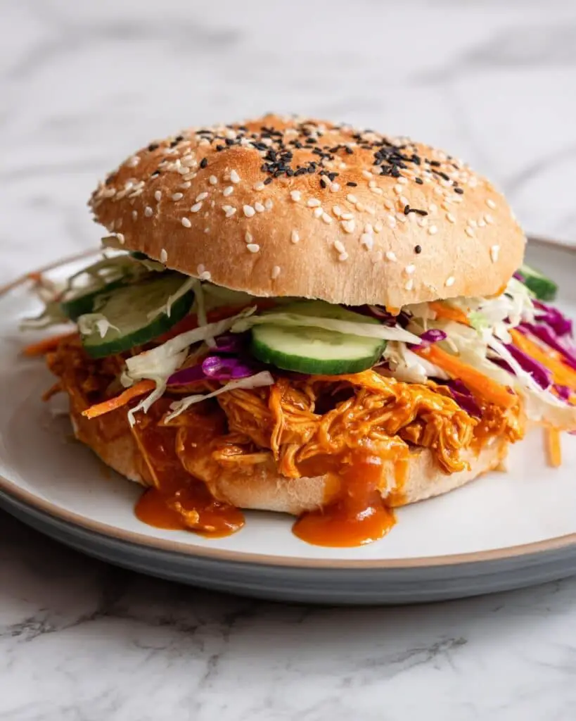 Slow Cooker Gochujang Chicken Sandwiches Recipe