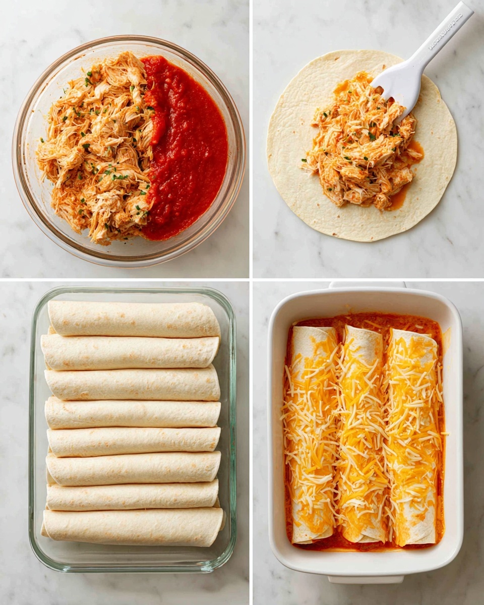 Chicken and Spinach Enchiladas Recipe - Recipe Image