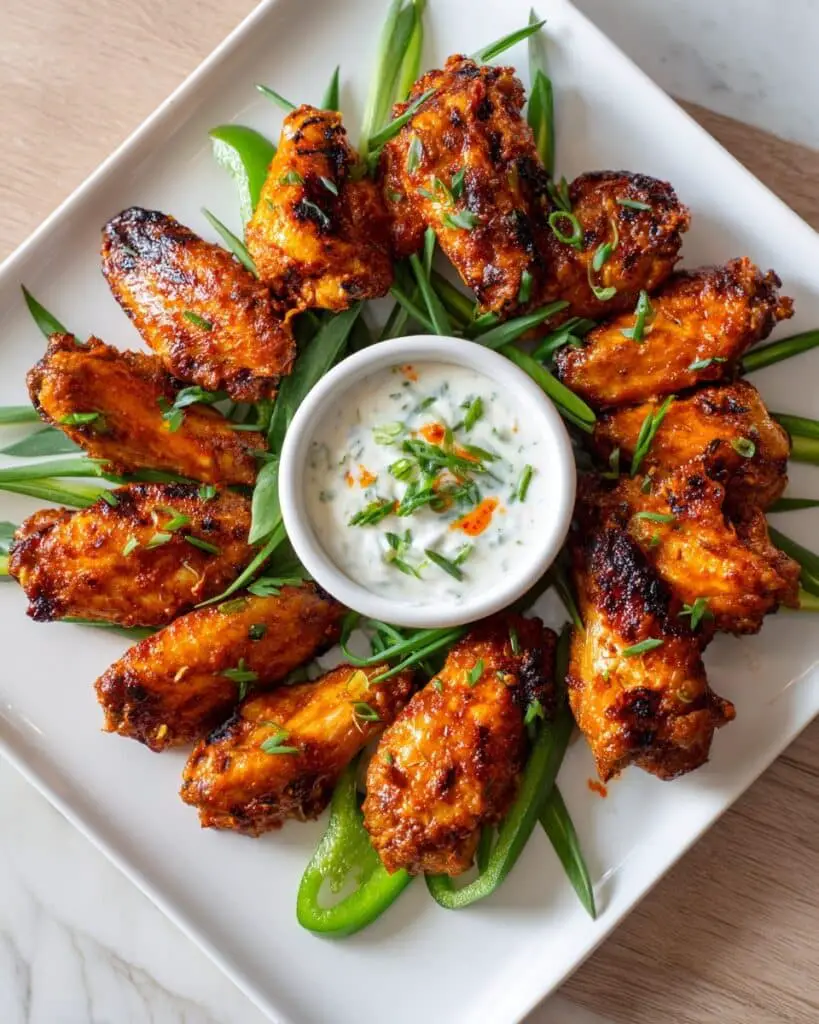 Calabrian Chili Wings with Honey and Lemon Recipe