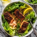 The Ultimate Blackened Salmon Caesar Salad Recipe