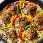 Easy Creamy Chicken Skillet Recipe
