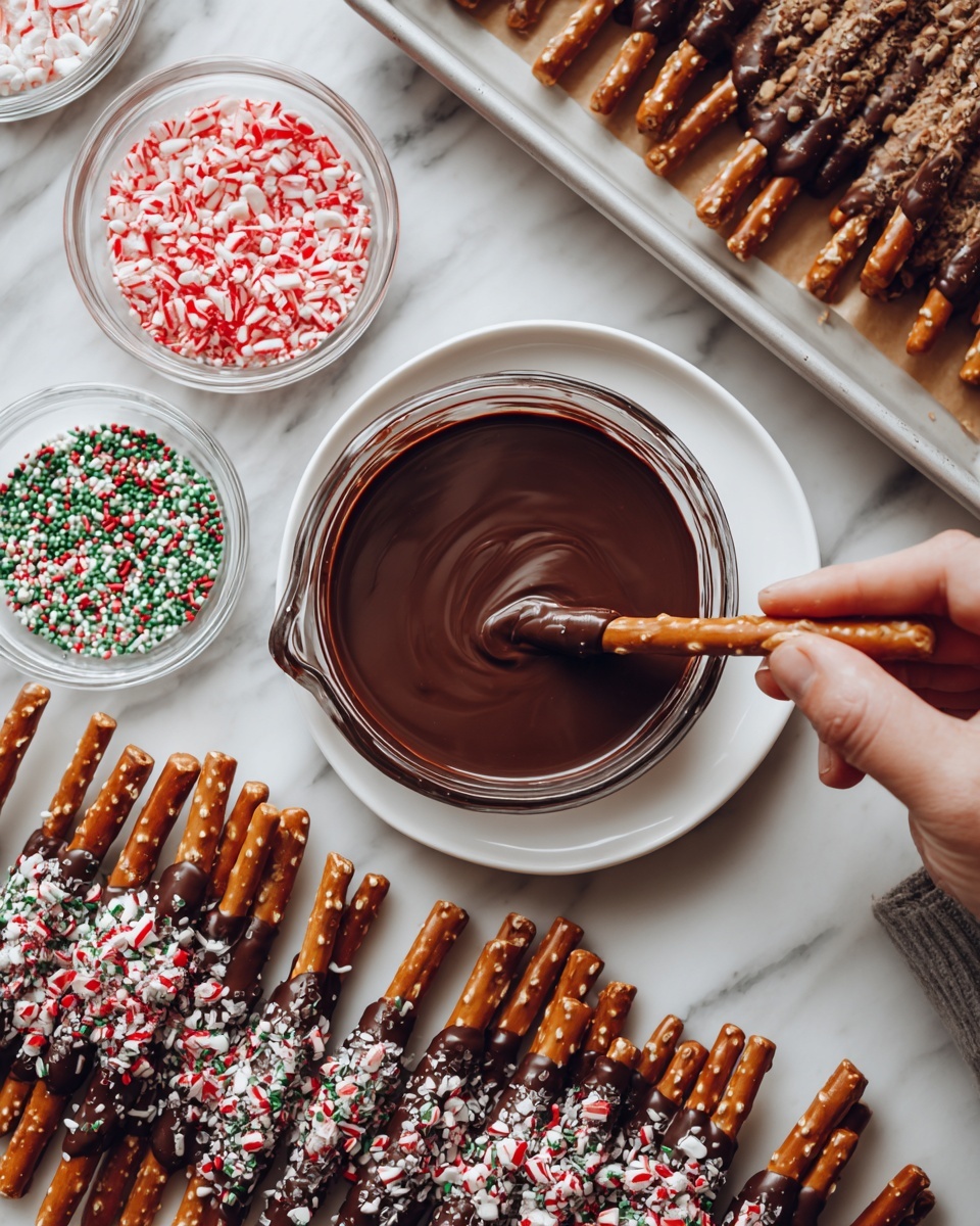 Chocolate Covered Pretzels Recipe - Recipe Image
