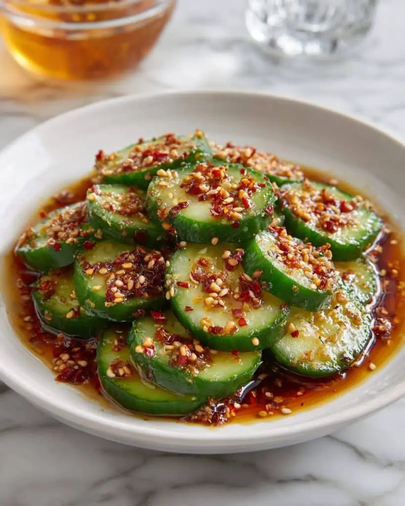 Easy & Quick Spicy Asian Cucumber Salad Recipe