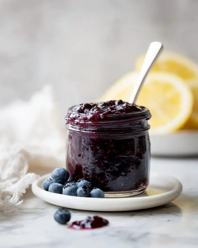 Healthy Blueberry Compote Recipe