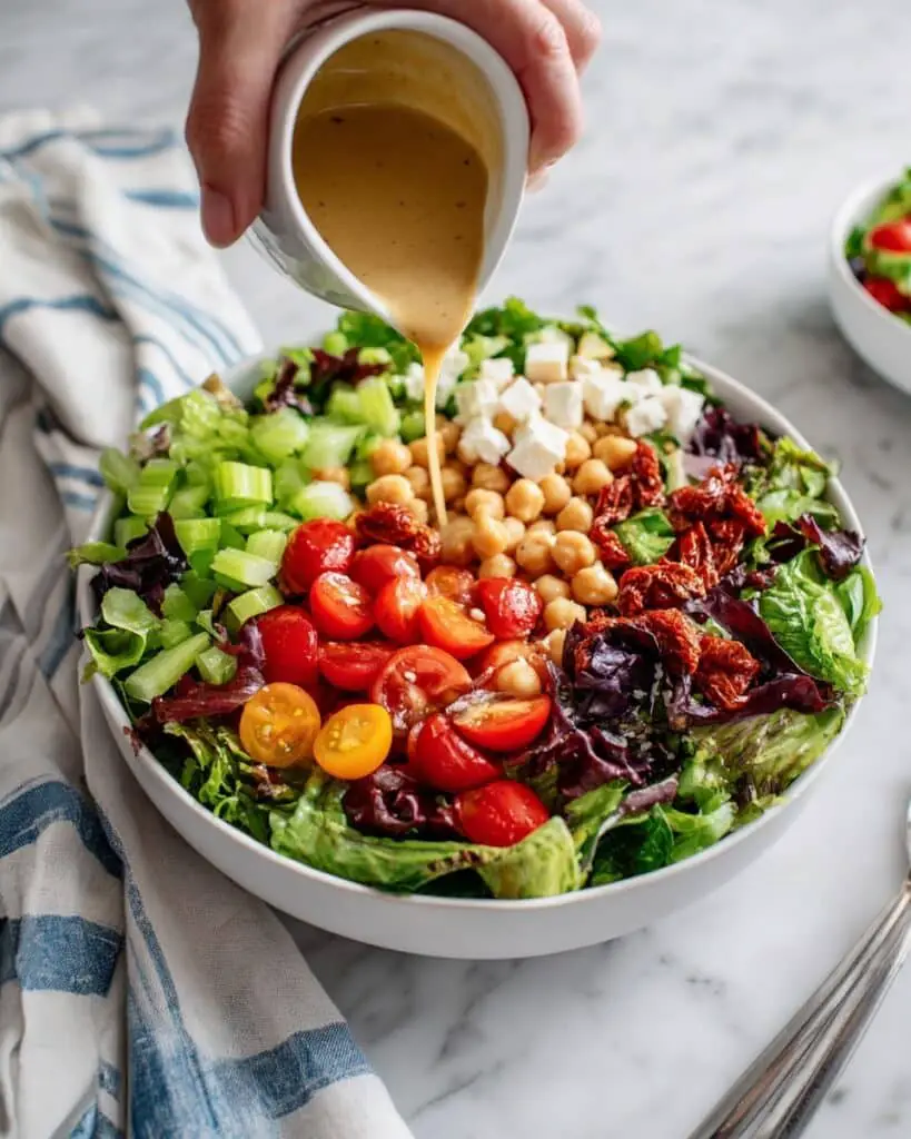 Vegetarian Italian Chopped Salad Recipe