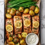 Sheet Pan Chili-Lemon Salmon Dinner Recipe