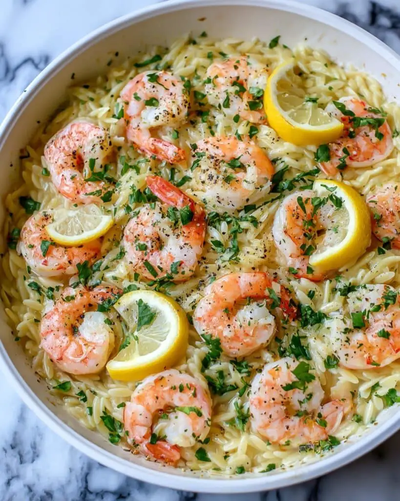 Shrimp Scampi Orzo Recipe