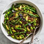 Crispy Quinoa and Roasted Asparagus Salad Recipe