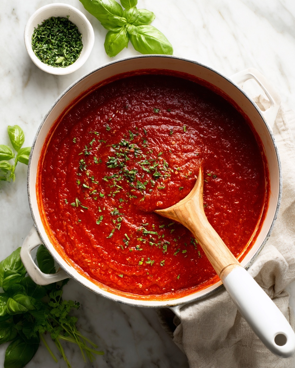 Easy Marinara Sauce (Ready in 20 Minutes) Recipe - Recipe Image
