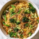 Peanut Tofu Noodles with Veggies Recipe