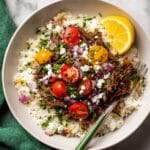 Slow Cooker Crispy Greek Beef Bowls Recipe