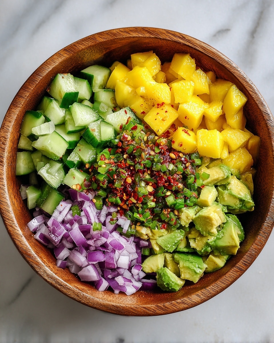 Healthy Mango Salad Recipe - Recipe Image