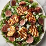 Chicken Paillard with Fresh Fig Salad and Blue Cheese Recipe