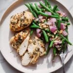 Italian Green Beans with Walnuts and Red Onion Recipe