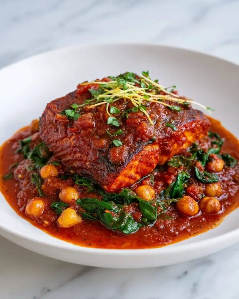Poached Cod in Tomato Curry Recipe
