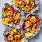 Shrimp Foil Packets with Summer Veggies Recipe