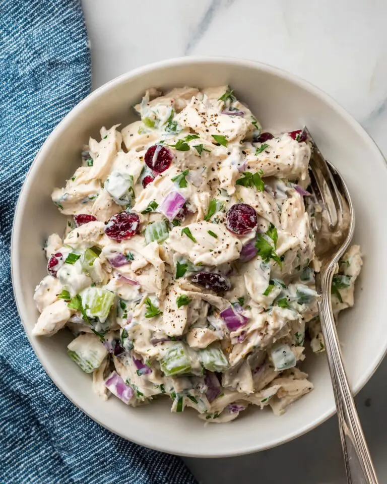 Chicken Salad with Apples and Cranberries Recipe