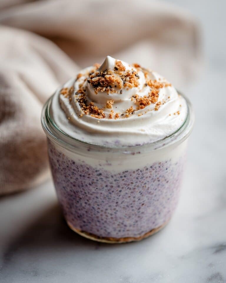 High Protein Chia Pudding with Berries and Cottage Cheese Recipe