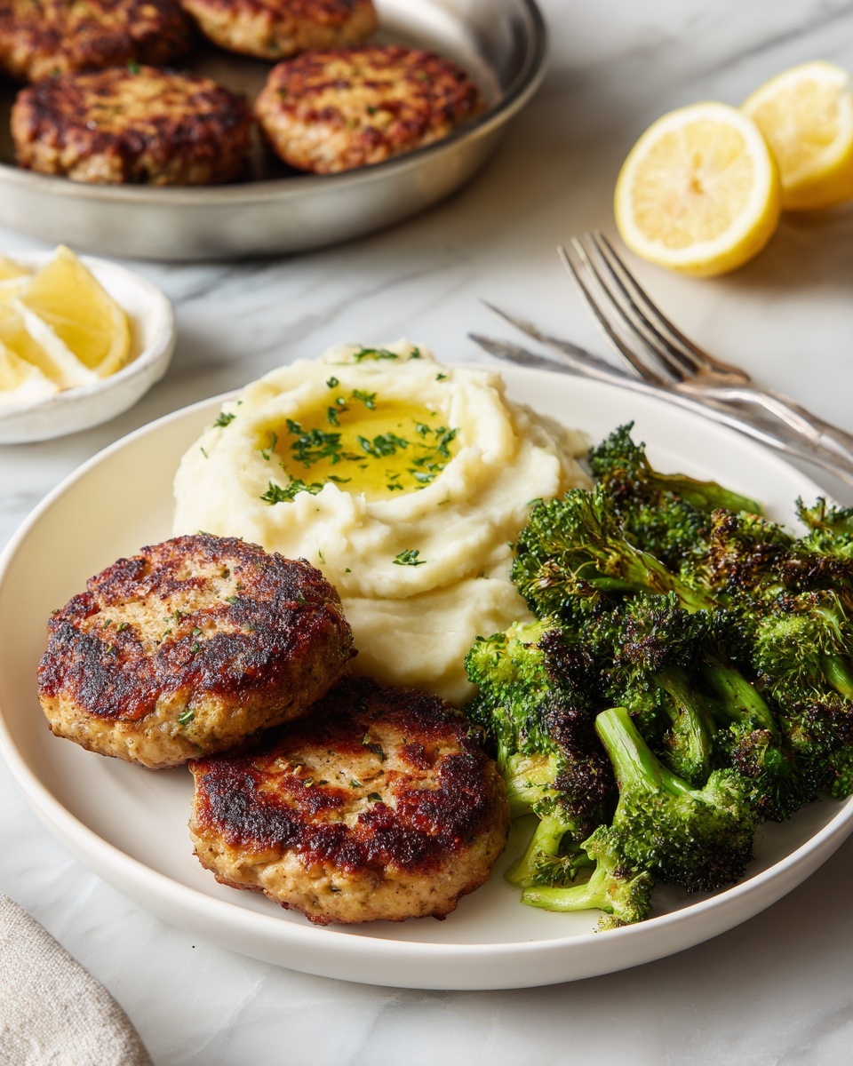Lemon Herb Chicken Patties Recipe