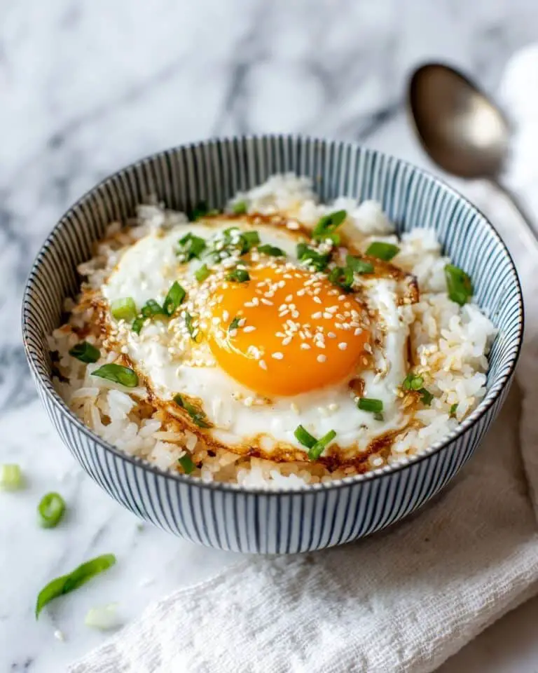 10-Minute Easy Korean Egg Rice (Gyeran Bap) Recipe