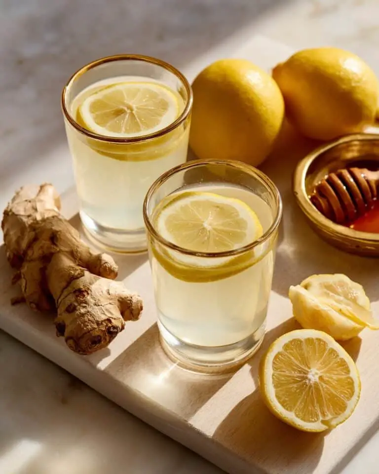 Fresh Ginger Tea with Optional Flavorings Recipe