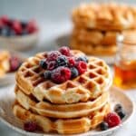 Keto Belgian Coconut Flour Waffles Recipe