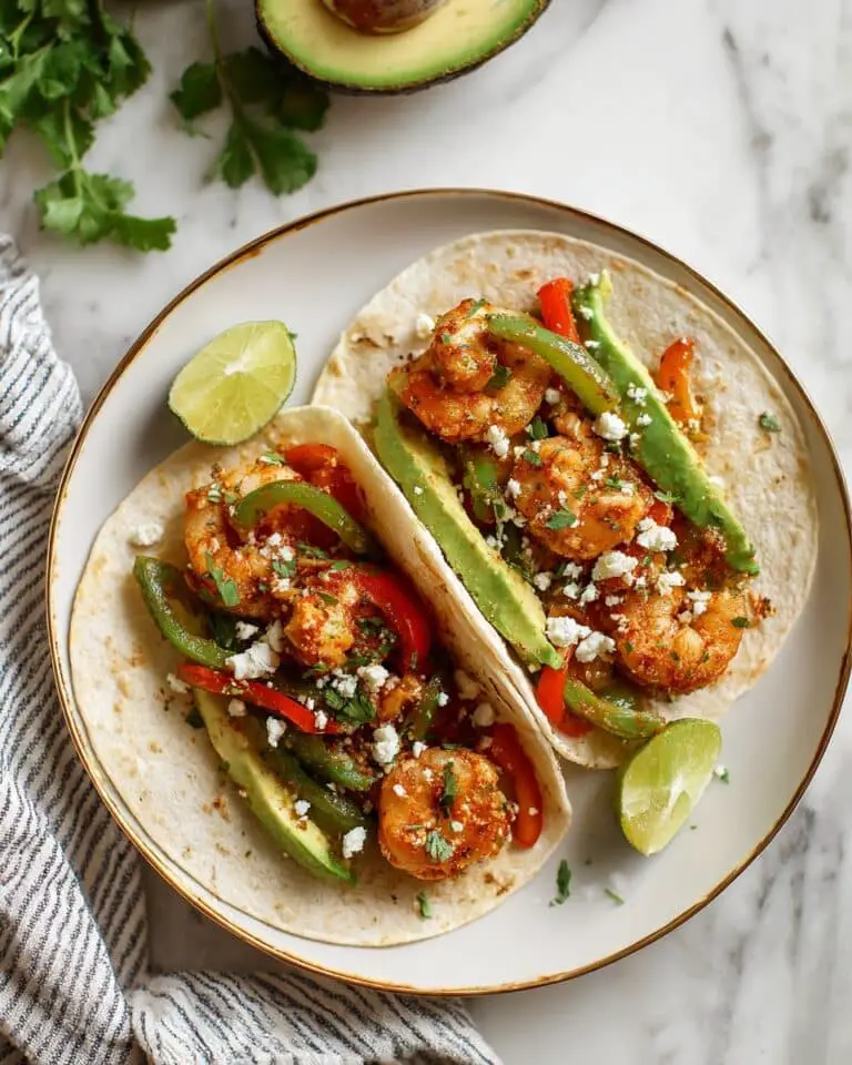 Sheet Pan Shrimp Fajitas Recipe