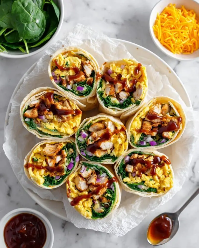 10-Minute BBQ Chicken Wrap Recipe