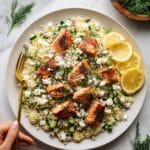 Salmon Couscous Salad with Feta Dressing Recipe