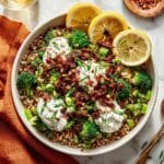 Super Green Grain Salad with Toasted Walnut Dressing Recipe