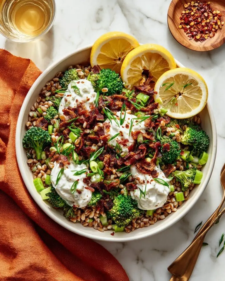 Super Green Grain Salad with Toasted Walnut Dressing Recipe