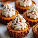 Mini Pumpkin-Tahini Cheesecakes Recipe