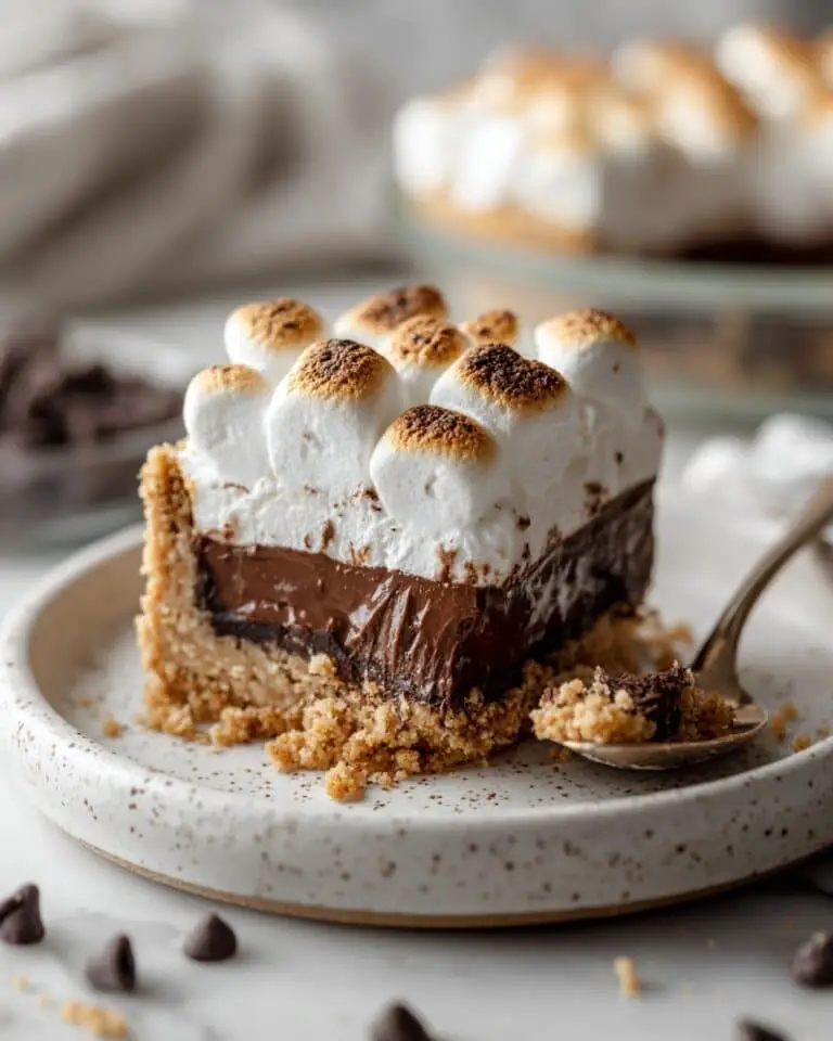No-Bake Healthier S’mores Pie Recipe
