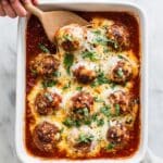 Cheesy Meatballs with Marinara Sauce Recipe