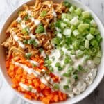 Buffalo Chicken Cottage Cheese Bowl Recipe