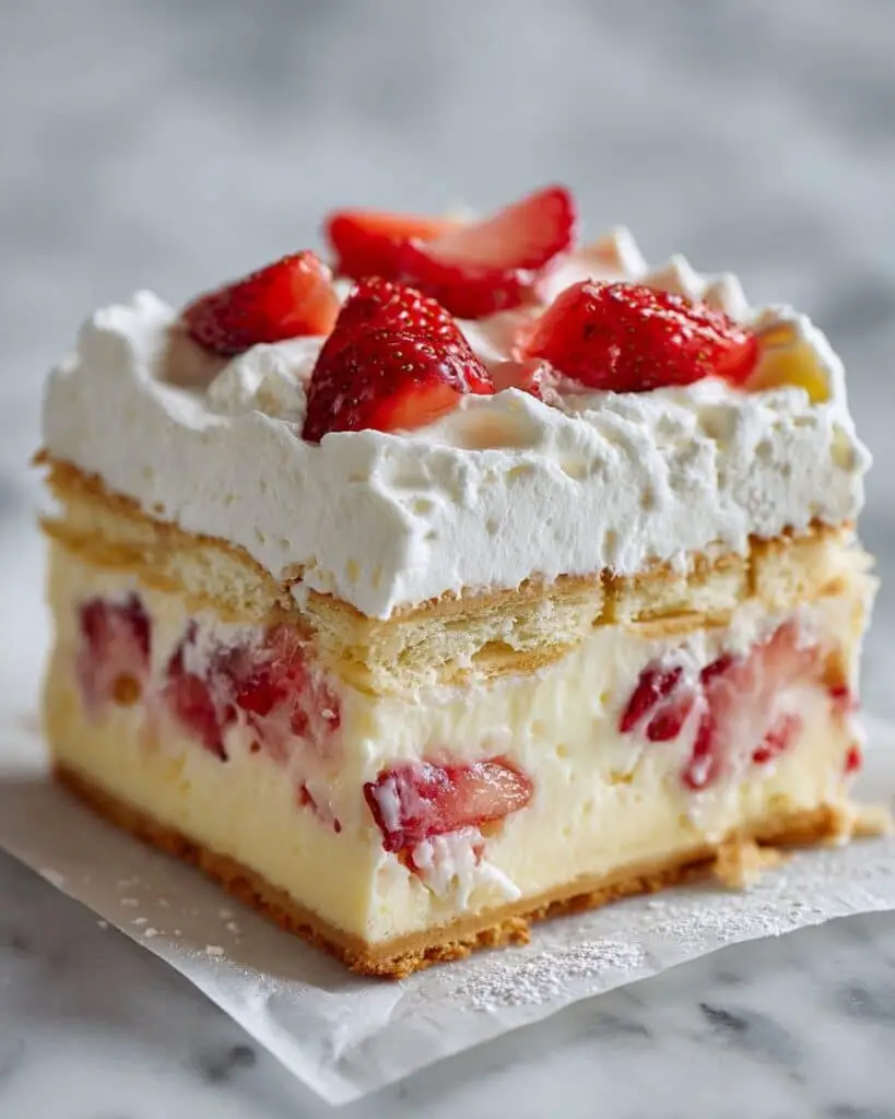Strawberry Ice Cream Cake Recipe