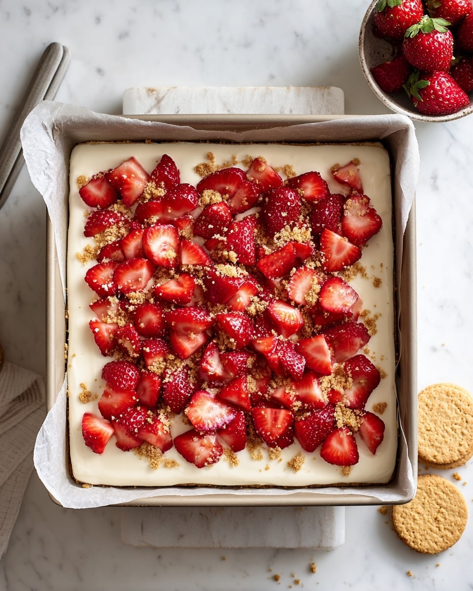 Strawberry Ice Cream Cake Recipe - Recipe Image