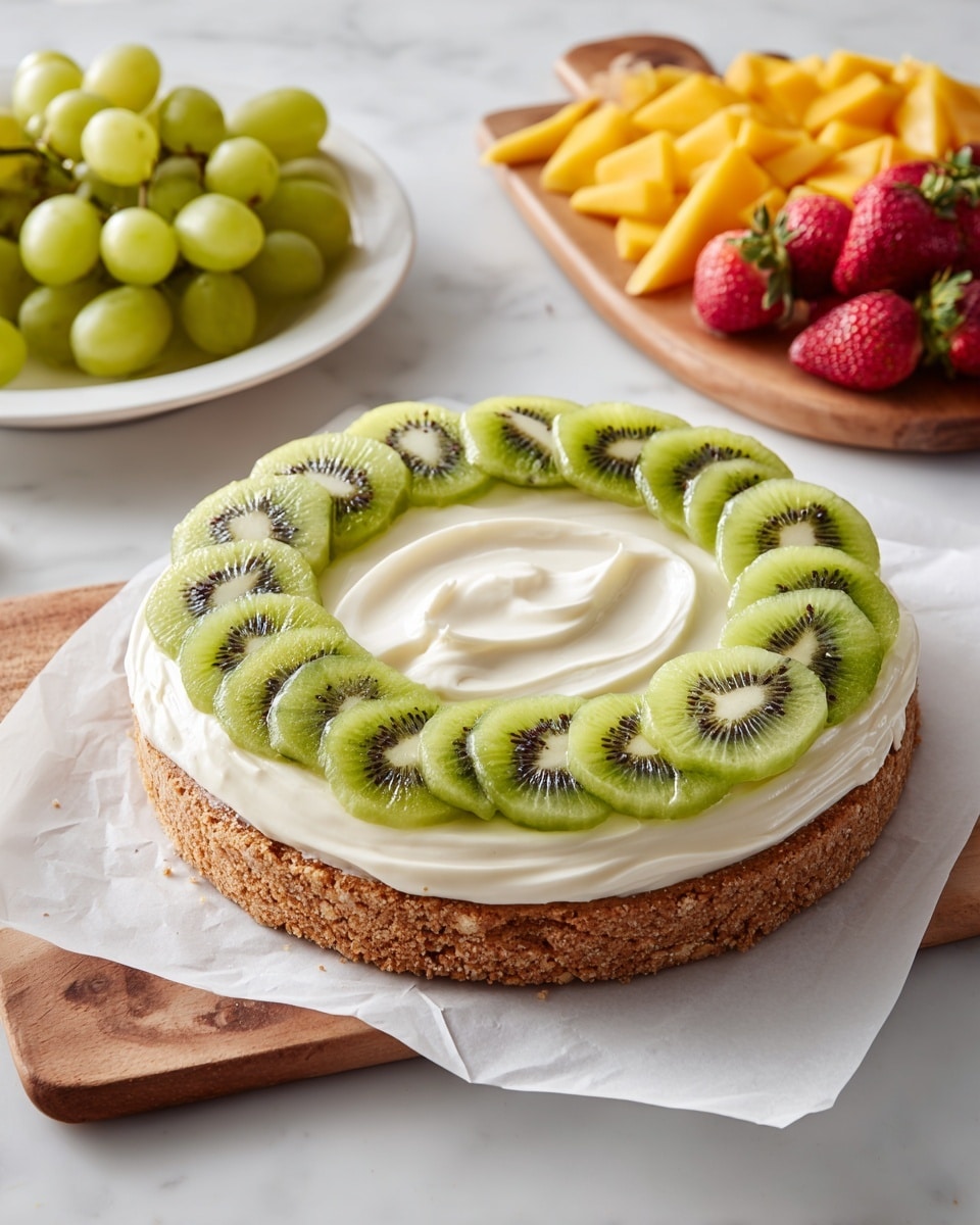 Easy Fruit Pizza with Cream Cheese Recipe - Recipe Image