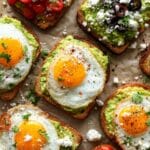 Creamy Avocado Toast with Gourmet Toppings and Perfectly Cooked Eggs Recipe