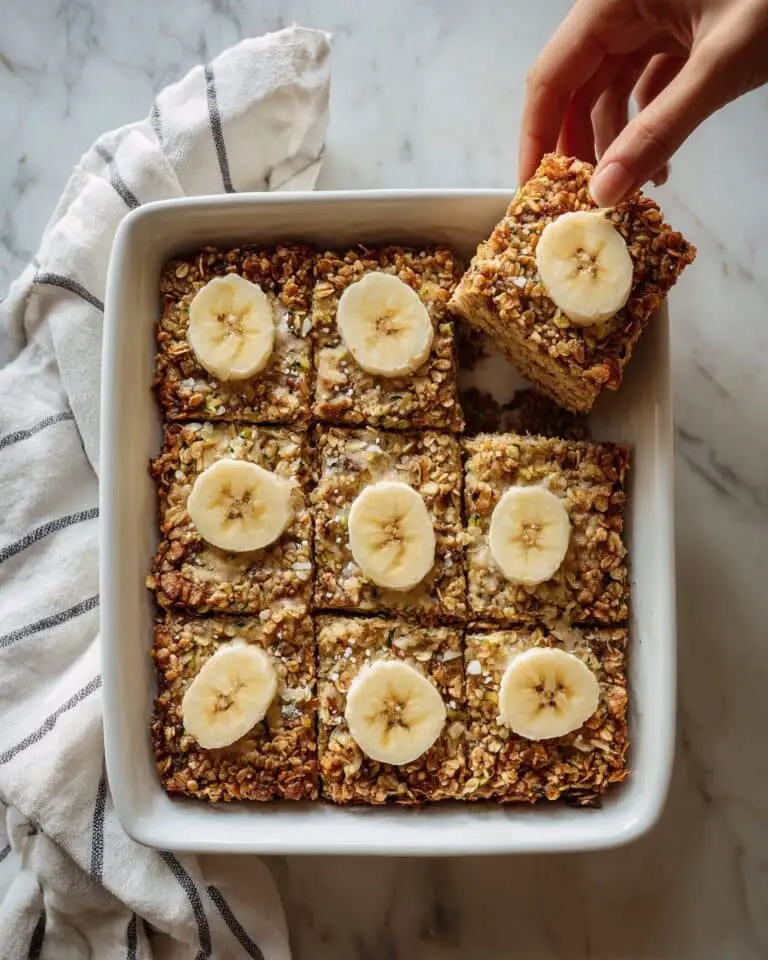 Salted Brown Butter Banana Zucchini Baked Oatmeal Recipe