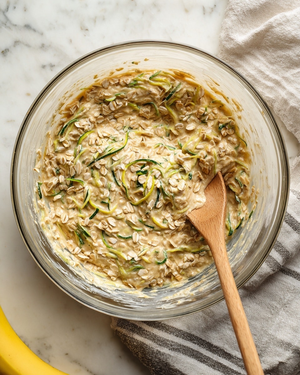 Salted Brown Butter Banana Zucchini Baked Oatmeal Recipe - Recipe Image