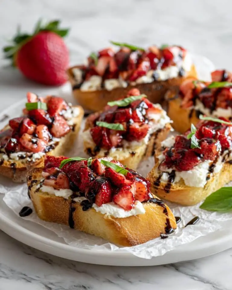 Strawberry Balsamic Bruschetta Recipe