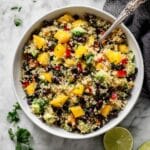 Fiesta Mango Black Bean Quinoa Salad Recipe