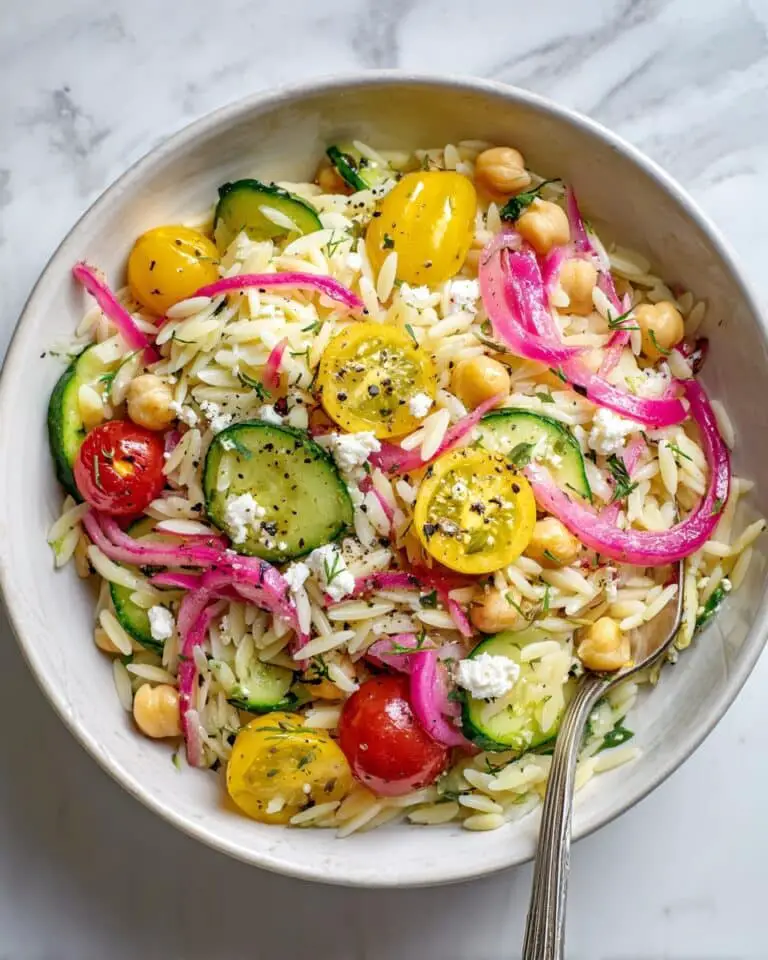 Herby Chickpea and Feta Pasta Salad Recipe