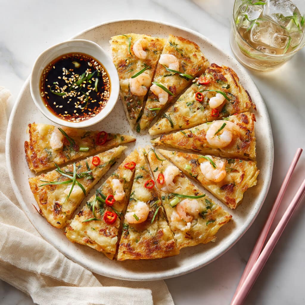 Korean Seafood Pancake (Haemul Pajeon) Recipe