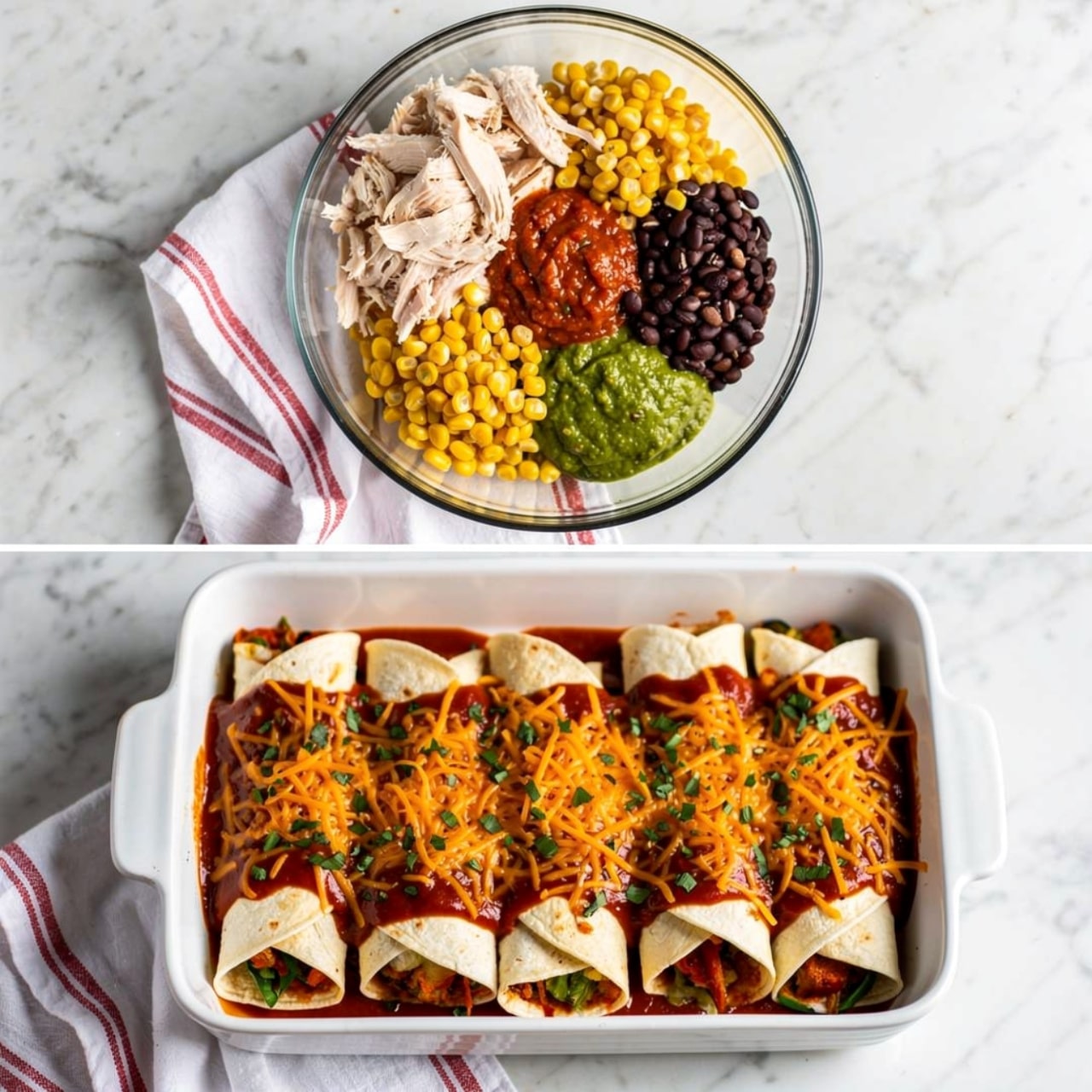 Crock Pot Chicken Enchiladas Recipe - Recipe Image